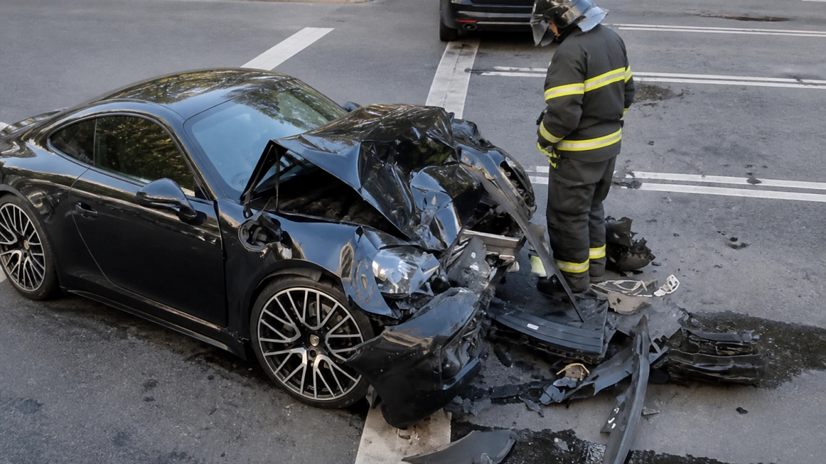 Три человека пострадали в массовом ДТП с Porsche, Infiniti и BMW в Москве