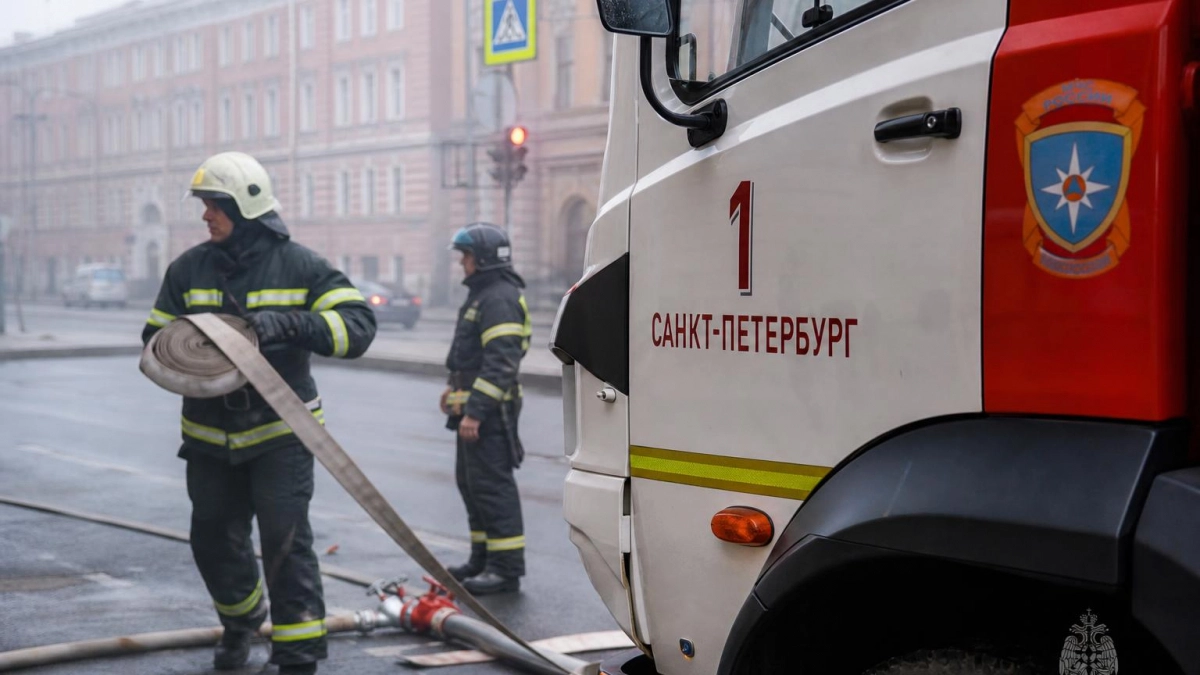 В особняке Миллера в центре Петербурга потушили открытое горение на 2 тысячах кв. м