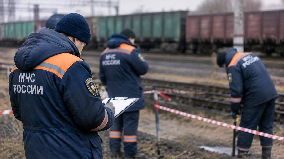 Под Екатеринбургом сошли с путей 20 вагонов грузового поезда: горят семь цистерн