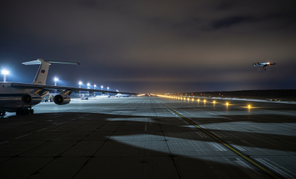 Удар «Гераней» по авиабазе Миргород: атака на Ан-124 «Руслан» с военным грузом