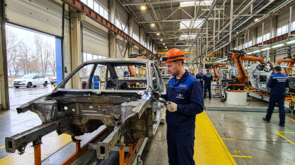 На бывшем заводе GM в Петербурге сварили первый кузов Jelad