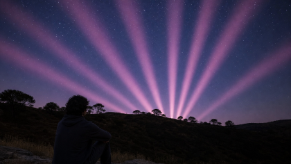 Розовое небо над Южно-Сахалинском оказалось свечением теплиц совхоза «Тепличный»